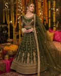 Riwaayat | Stylish Chiffon Frock For mehndi Event