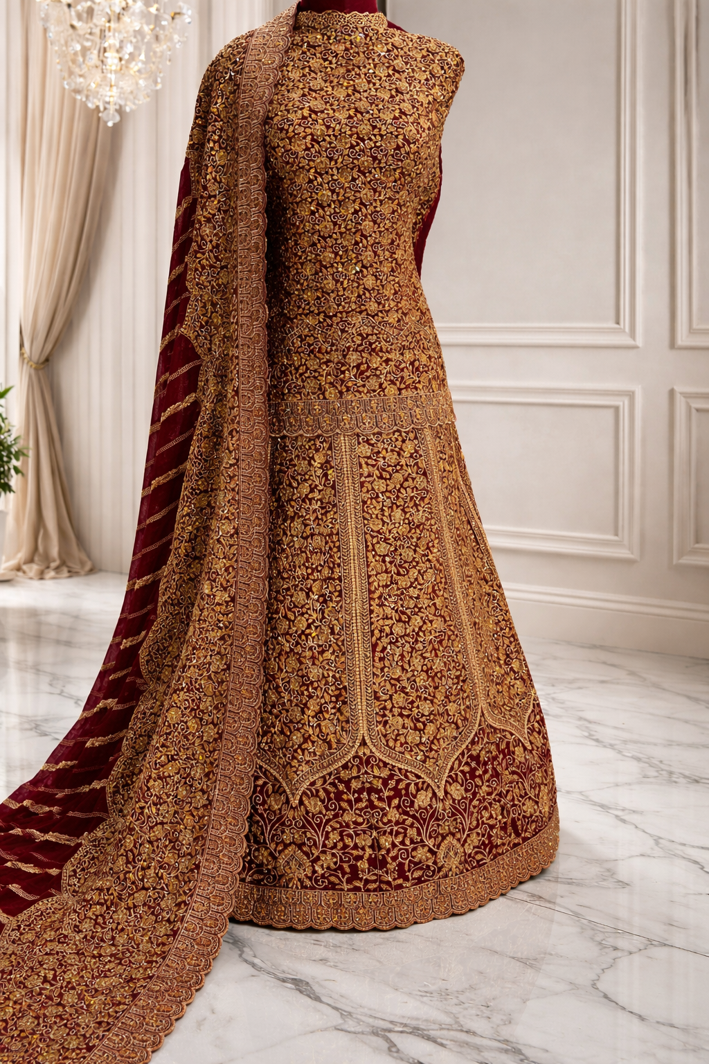 Mahira – Crimson Grandeur
