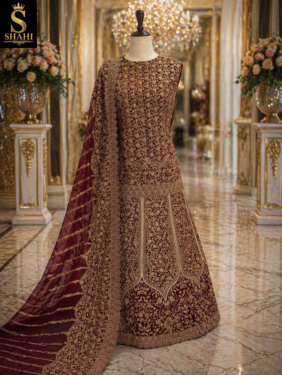 Mahira – Crimson Grandeur