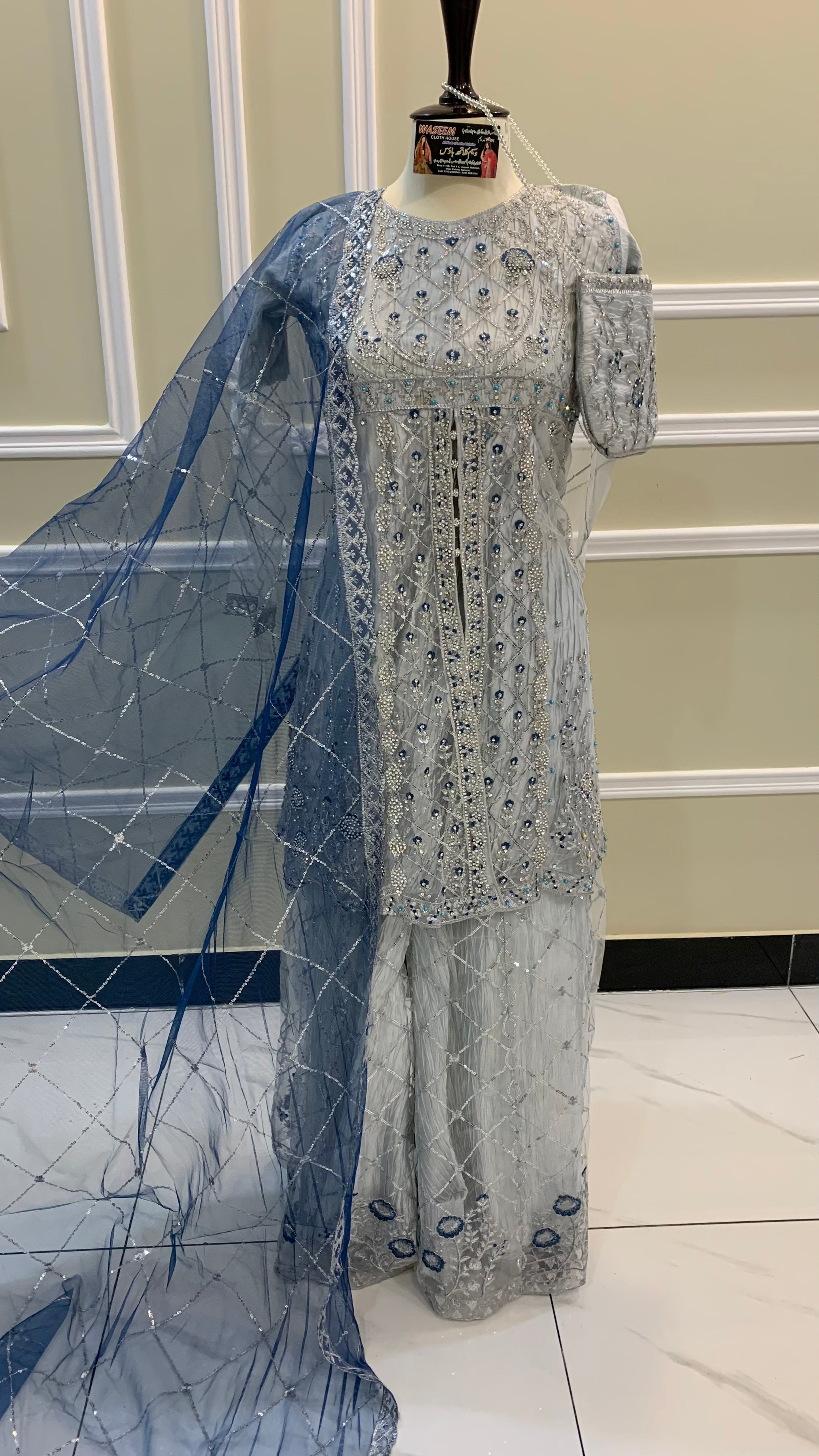 Nayab – Azure Elegance